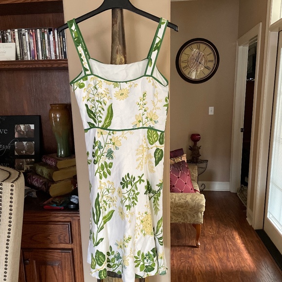 Ann Taylor LOFT SUNDRESS W side zipper Size 6P Fully lined - Picture 5 of 10